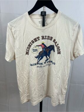 Hollister Midnight Ride Saloon Jackson Wyoming Shirt Size Small